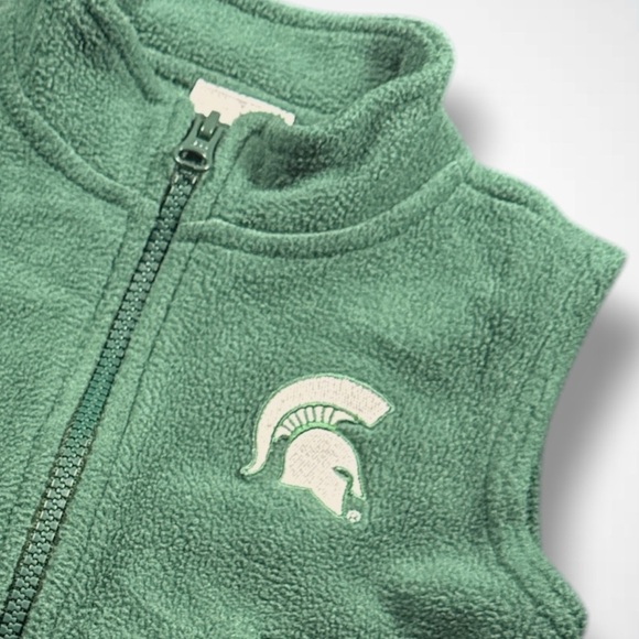 4/$20 Green Fleece Vest - Picture 2 of 4